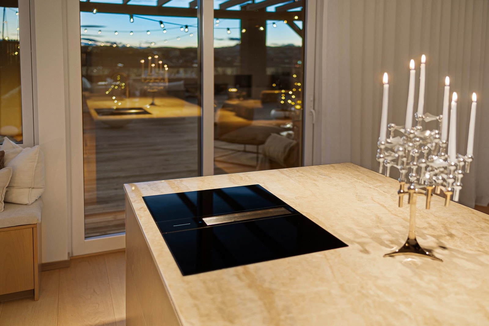 Detaljbilde av kjøkken. Galleribilde