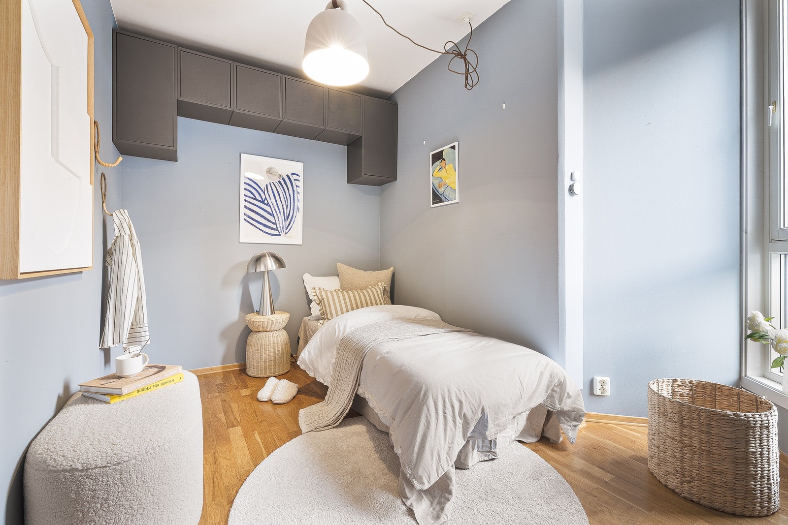 Det andre soverommet er 6,7 kvm og passer ypperlig som soverom, gjesterom eller kontor Galleribilde