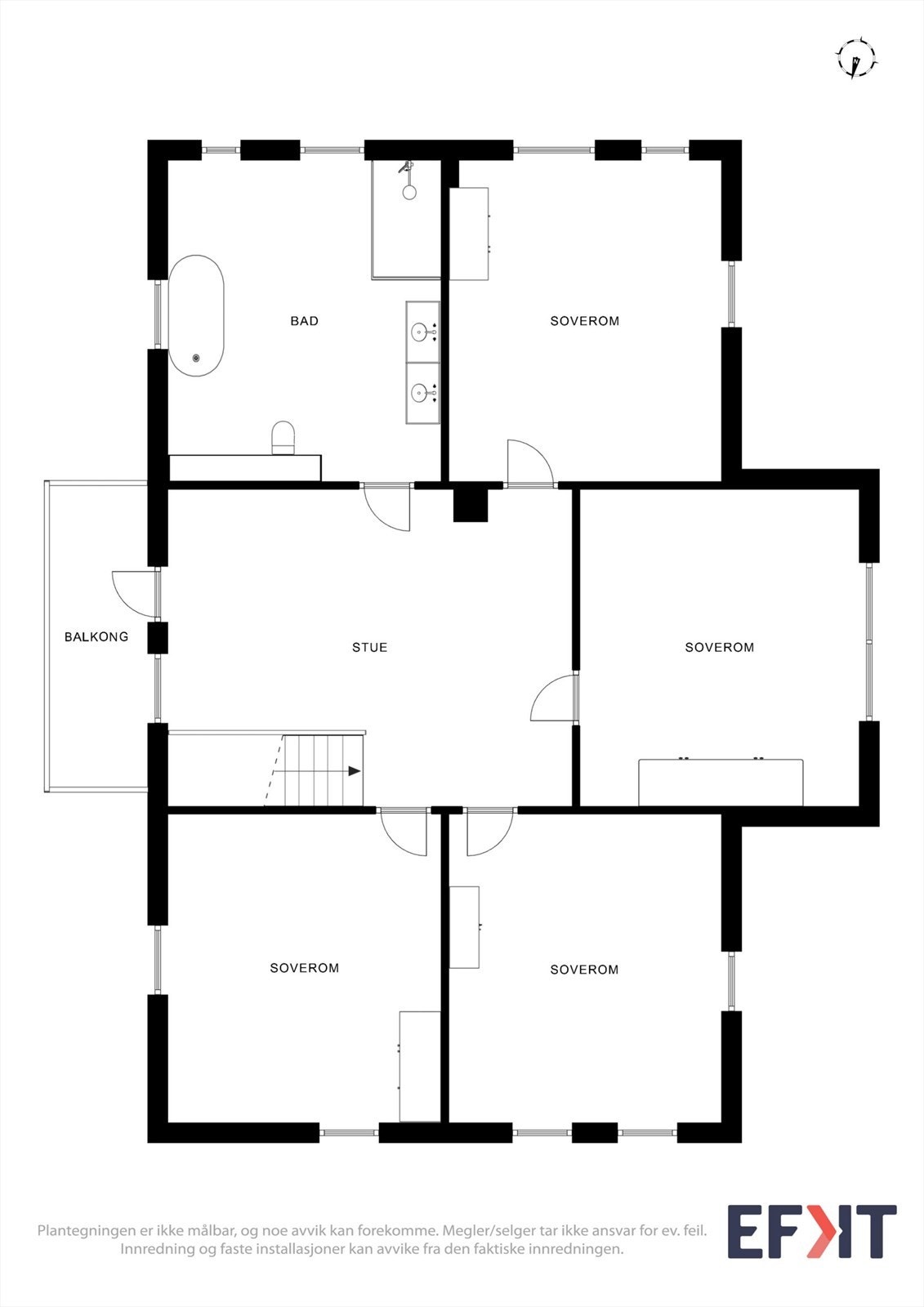 Plantegning 2. etasje Galleribilde