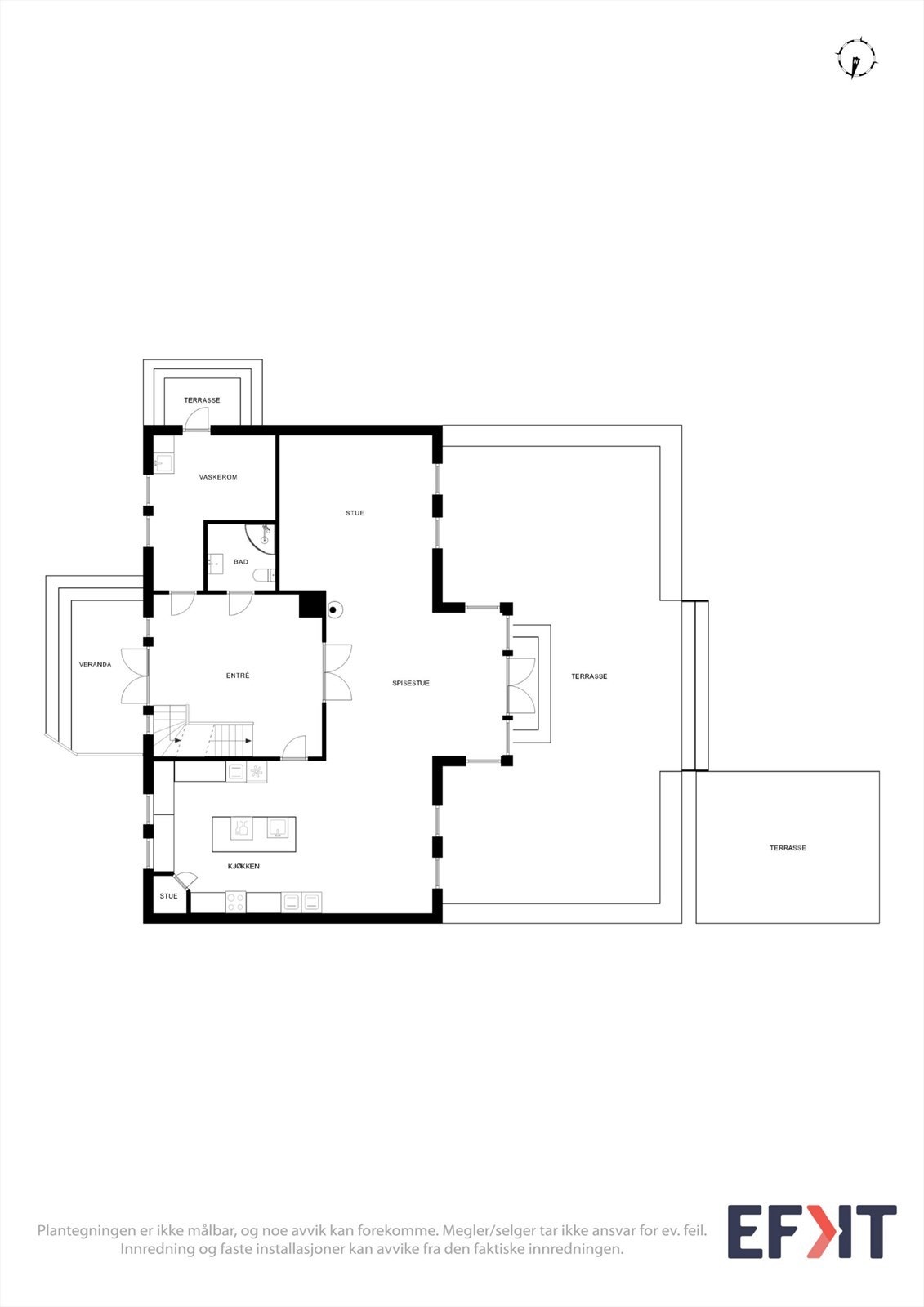 Plantegning 1. etasje. Galleribilde