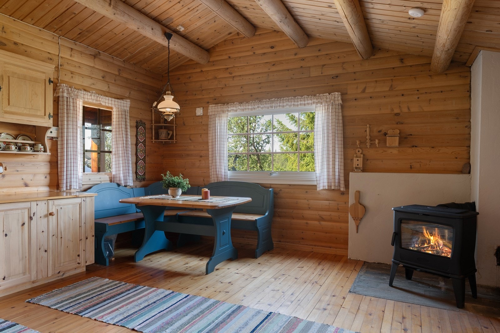 Peisovnen sørger for både varme og ekstra hygge. Galleribilde