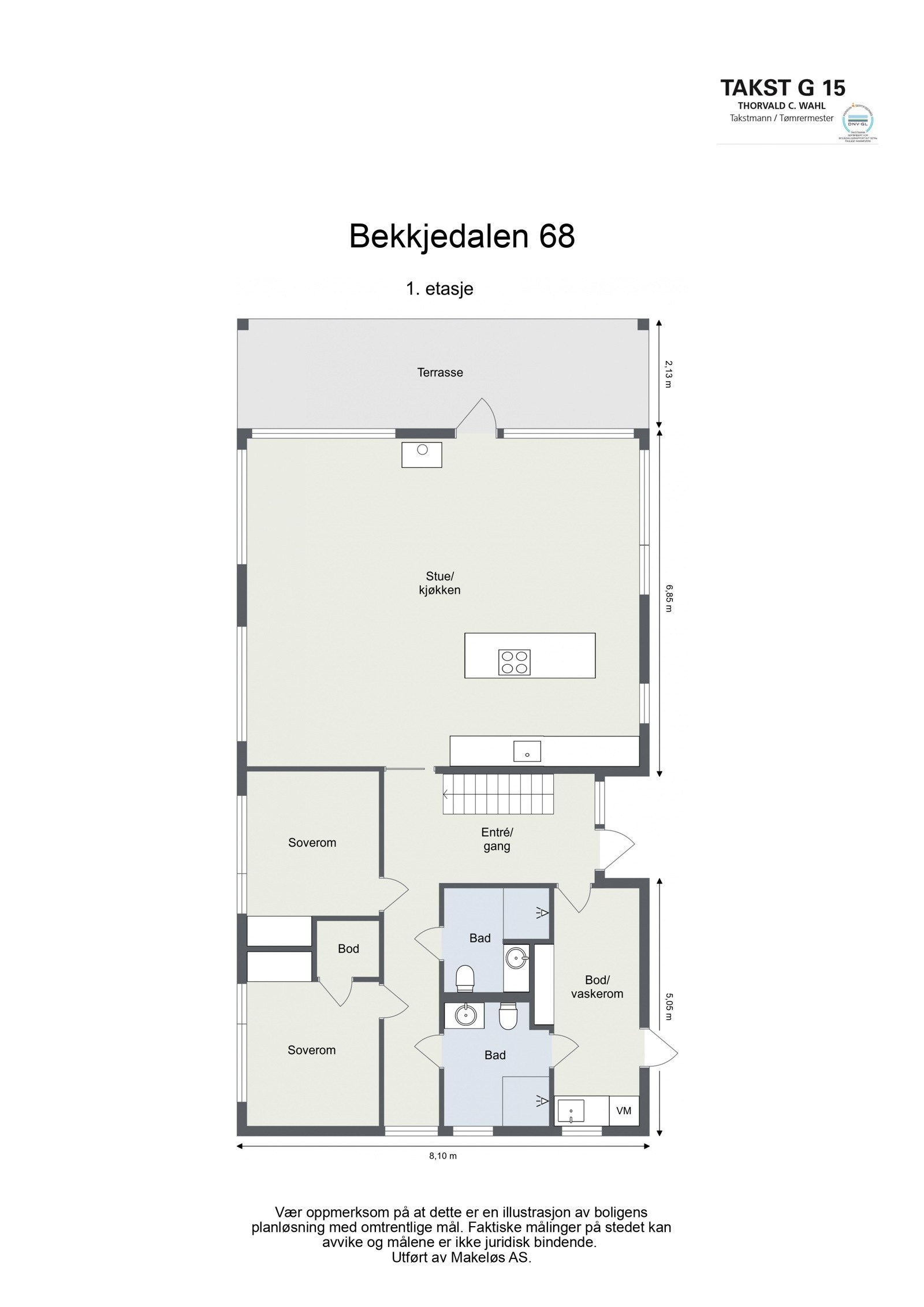 Plantegning 1. etasje. Galleribilde