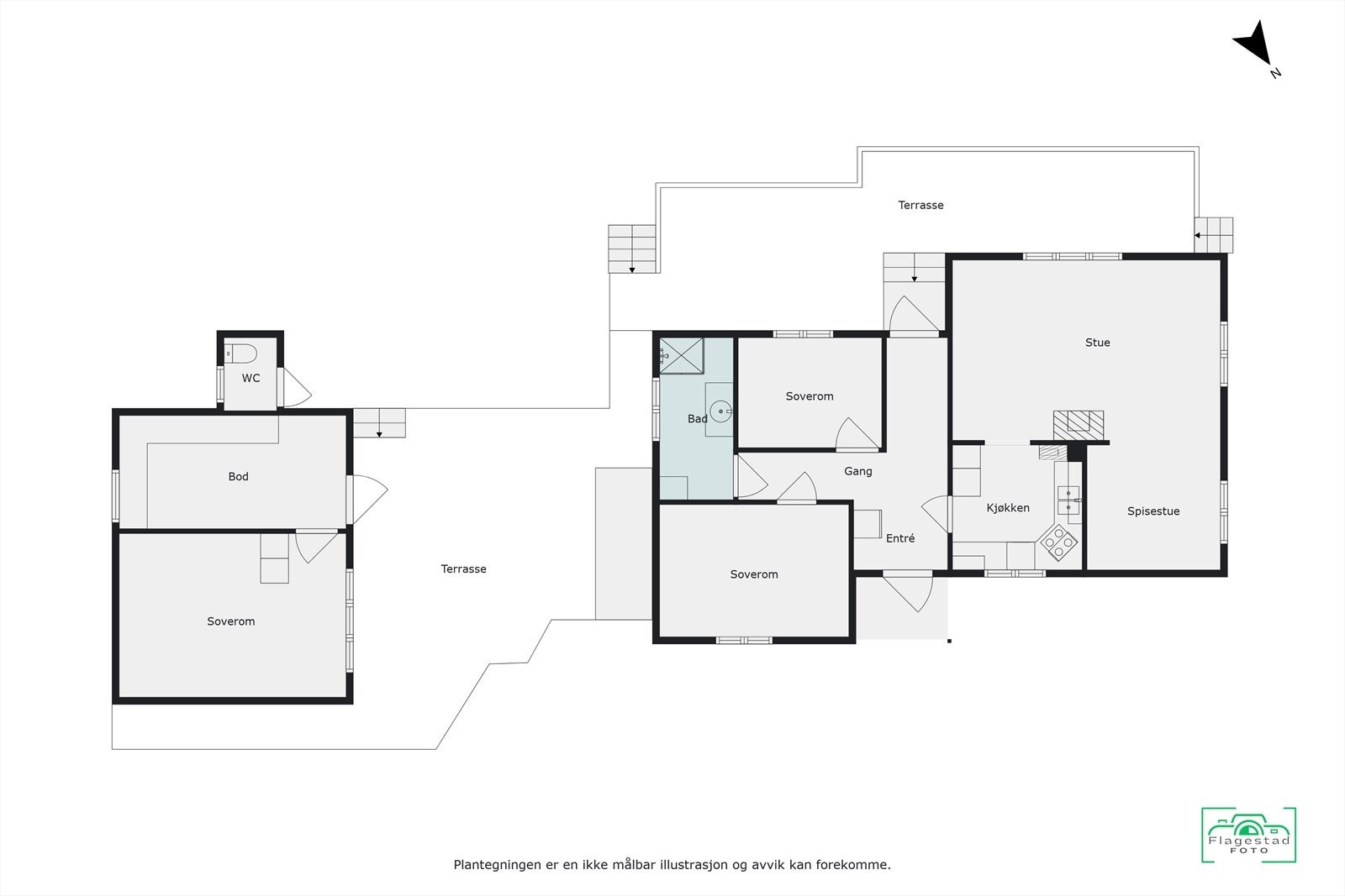 Plantegning Galleribilde