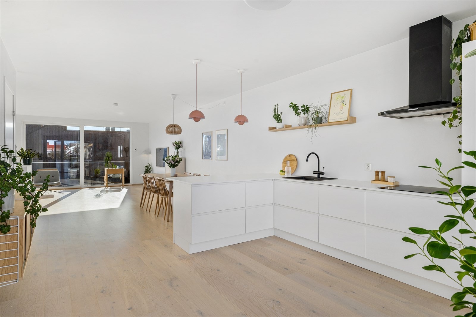 Kjøkken/stue. Galleribilde