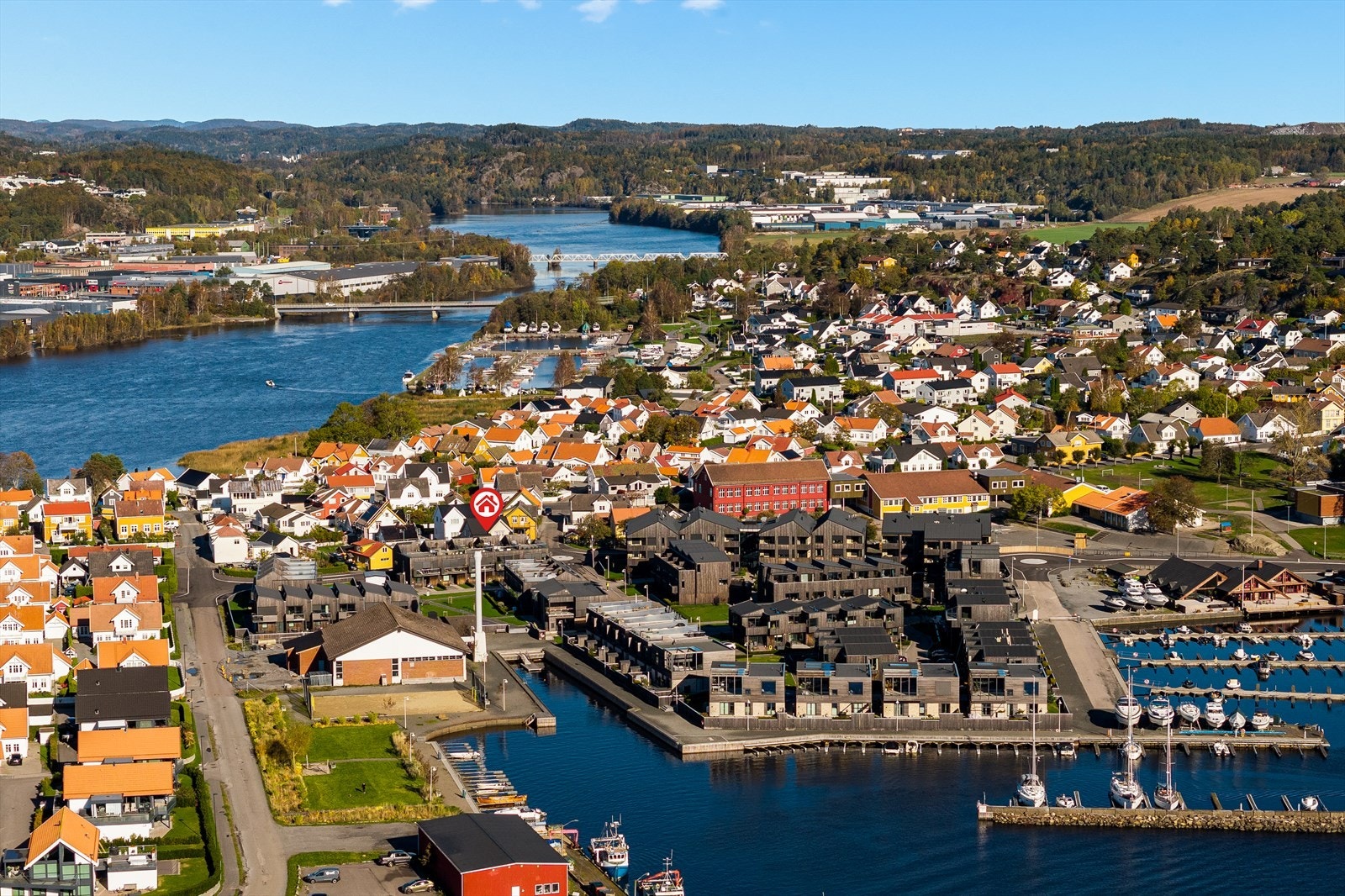 Oversikts bilde over nærområdet. Galleribilde