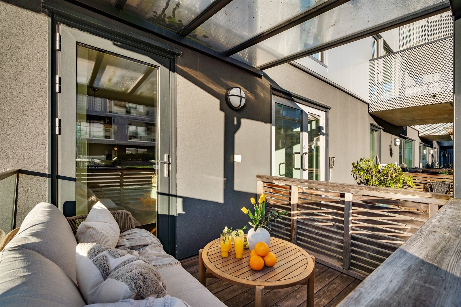 - Balkongen måler 5m² - Galleribilde