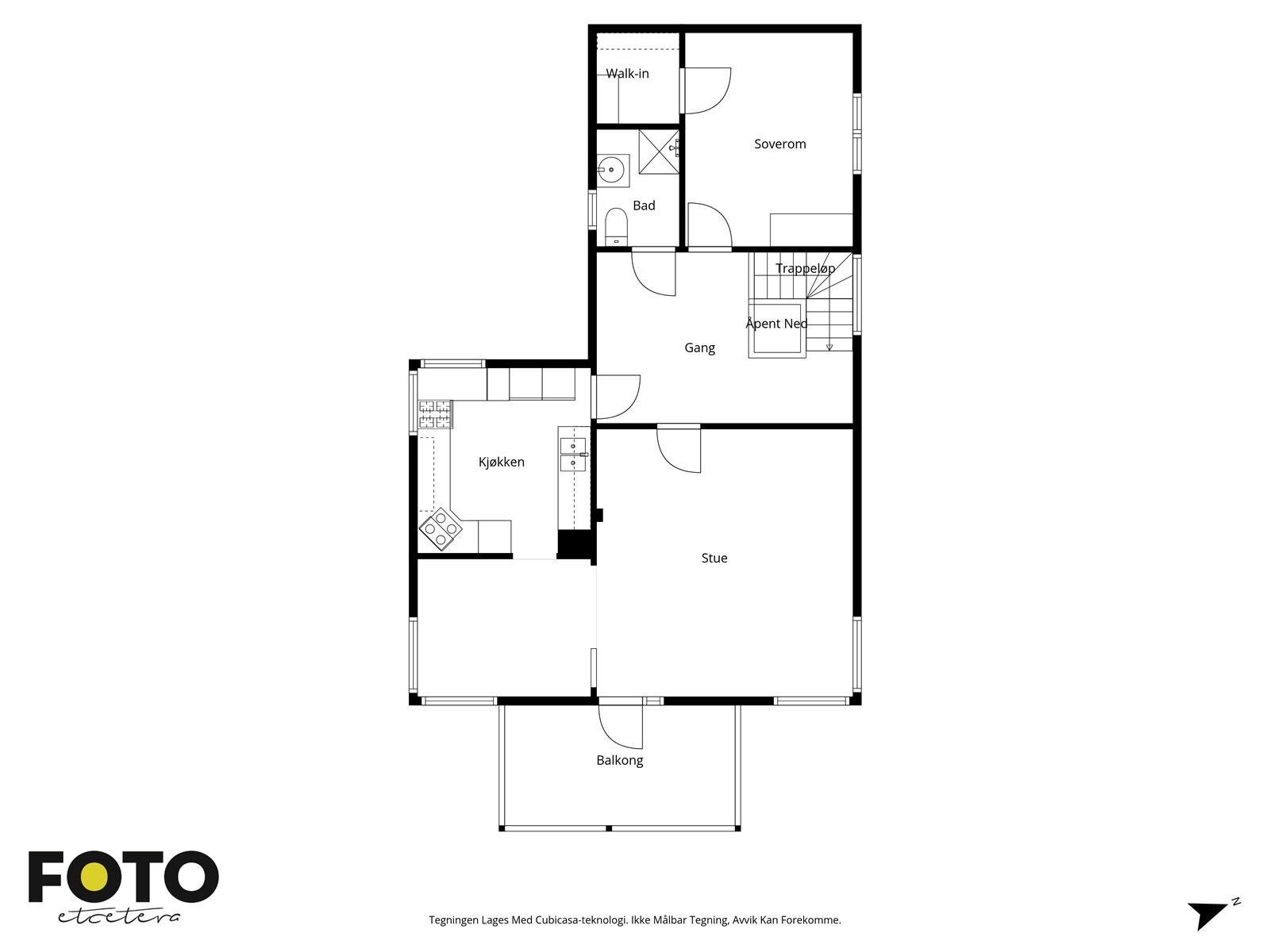 Plantegning 2. etasje Galleribilde