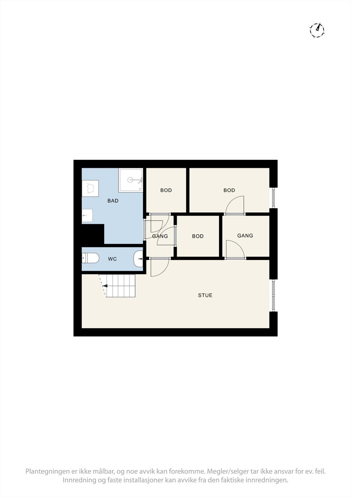 Plantegning | Underetasje Galleribilde