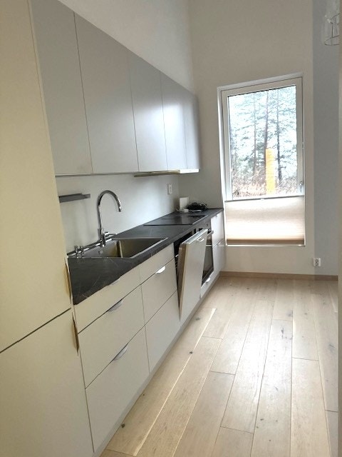 Kjøkken med hvitevarer. Galleribilde