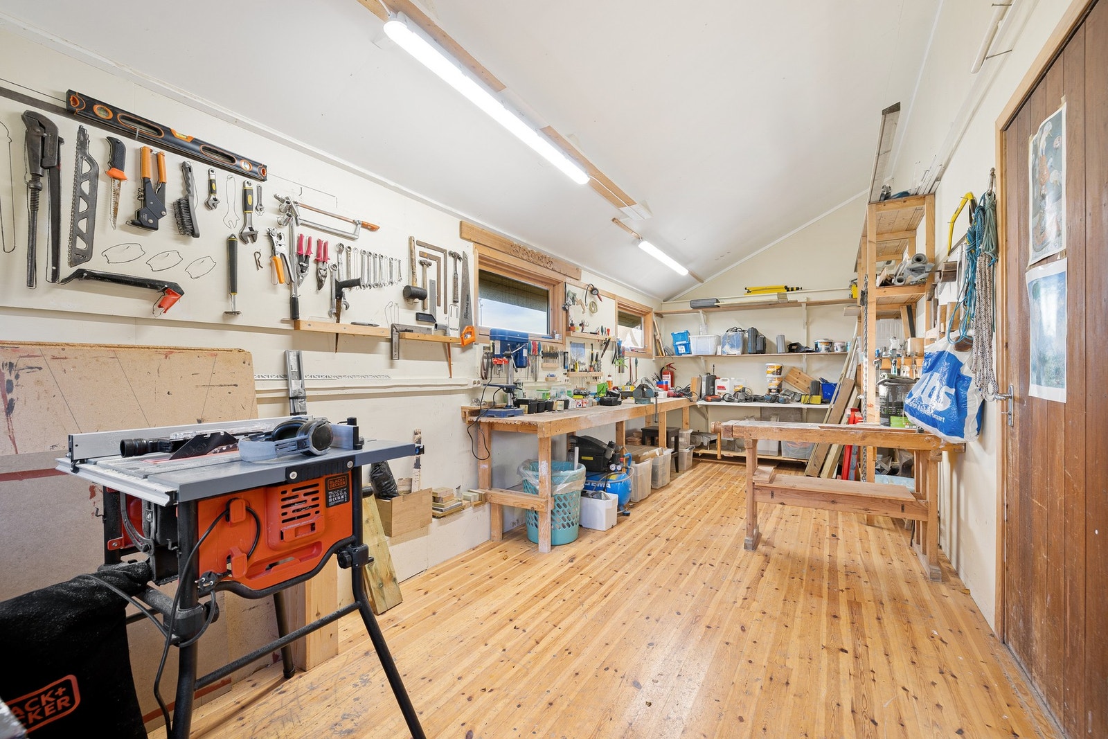 God plass til verktøy og andre redskap etter ønske. Galleribilde