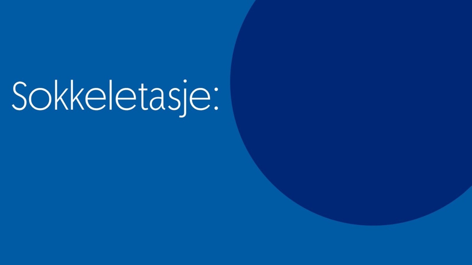 Sokkeletasje: Galleribilde