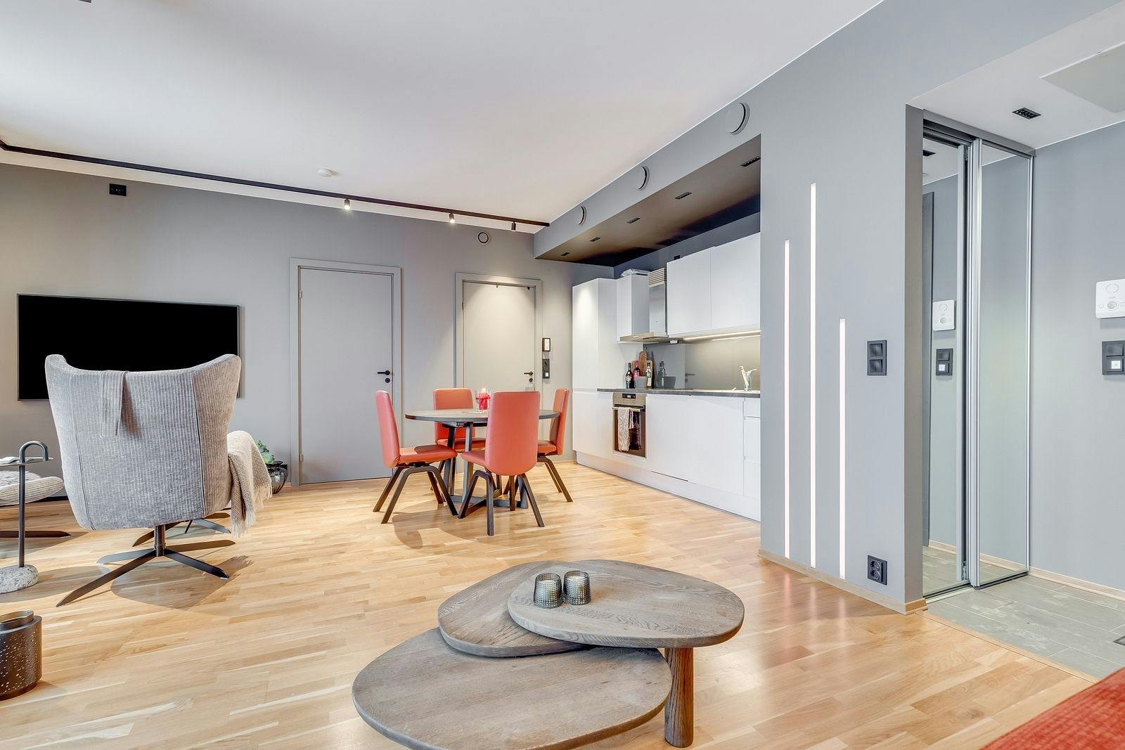 Leiligheten er fra 2013 og pent oppgradert. Galleribilde