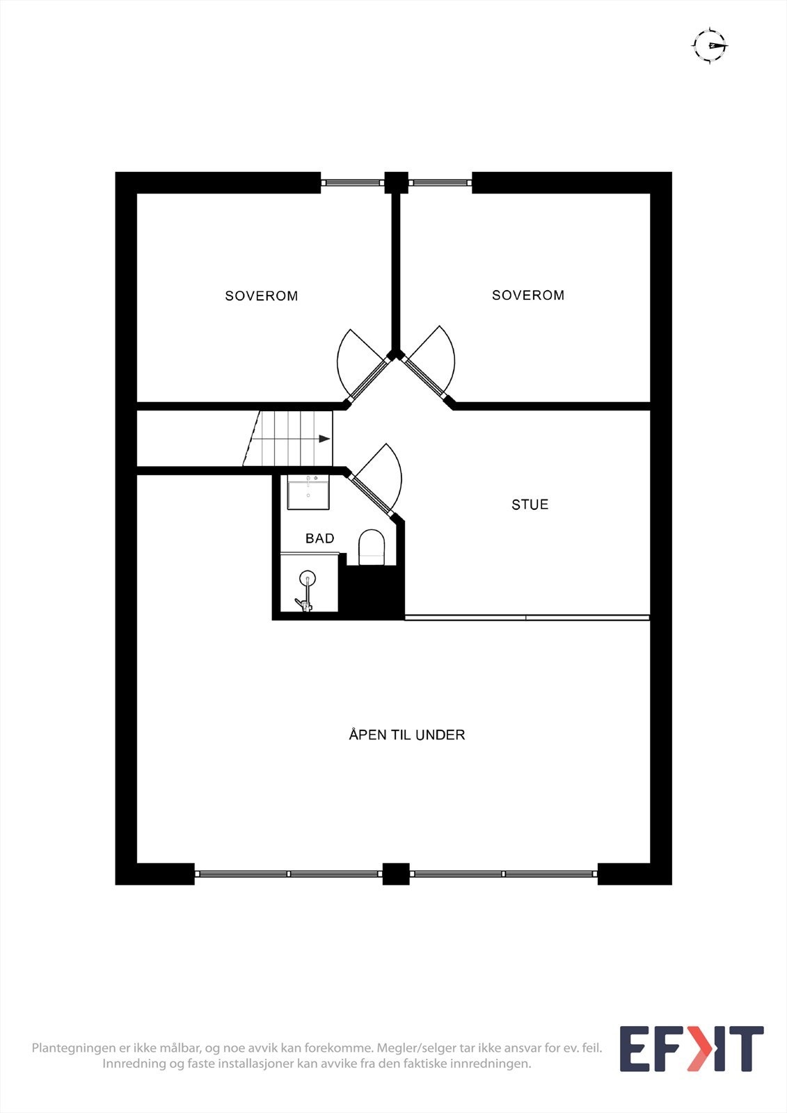 Plantegning 2. etg Galleribilde