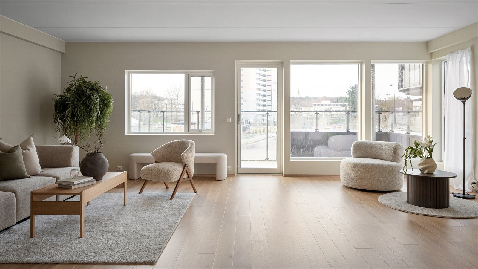 Leilighet på 97 kvm med 2 soverom, men mulighet for 3, samt 2 bad Galleribilde