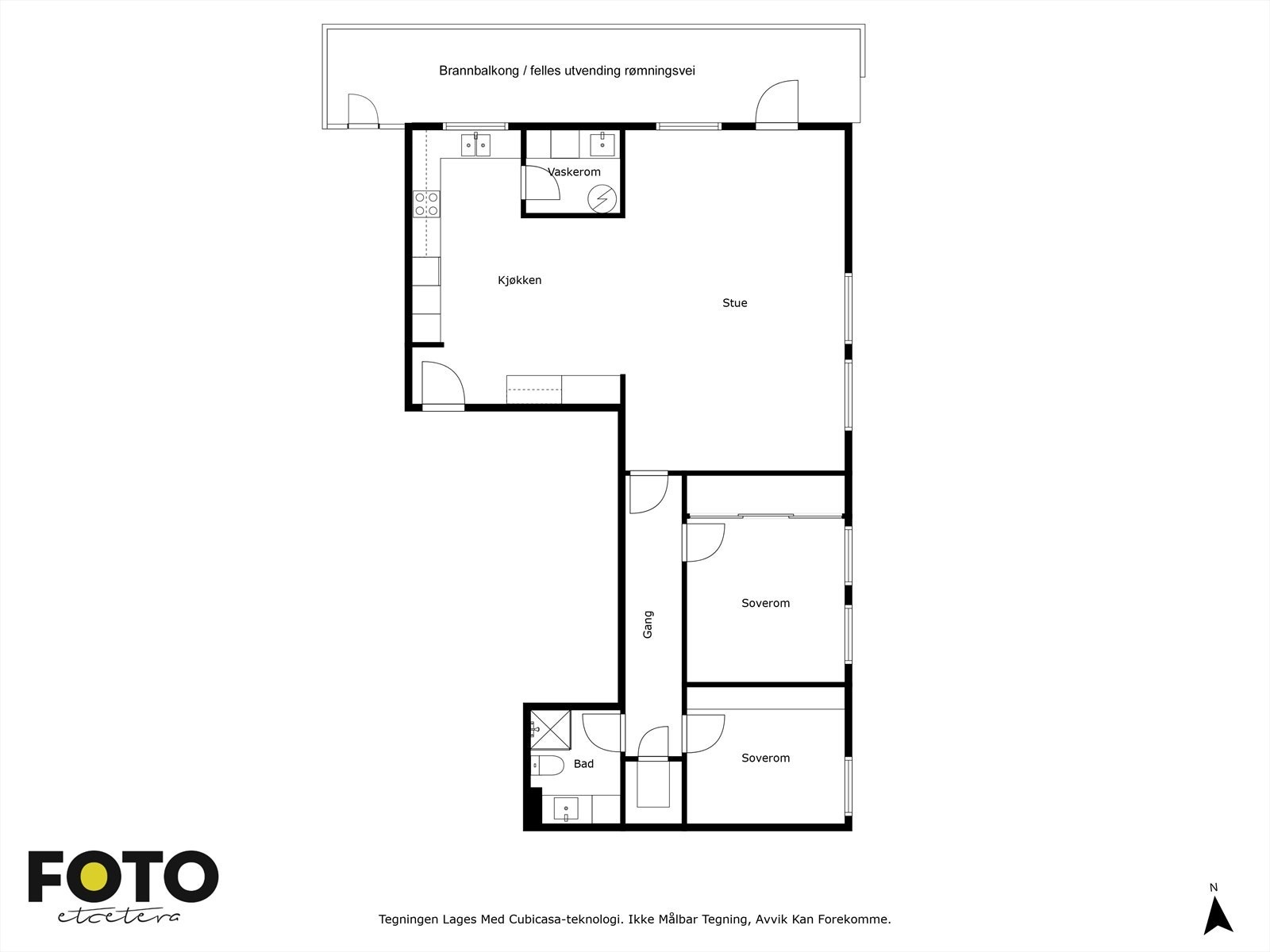Veiledende planskisse 1. etasje. Ikke målbar Galleribilde