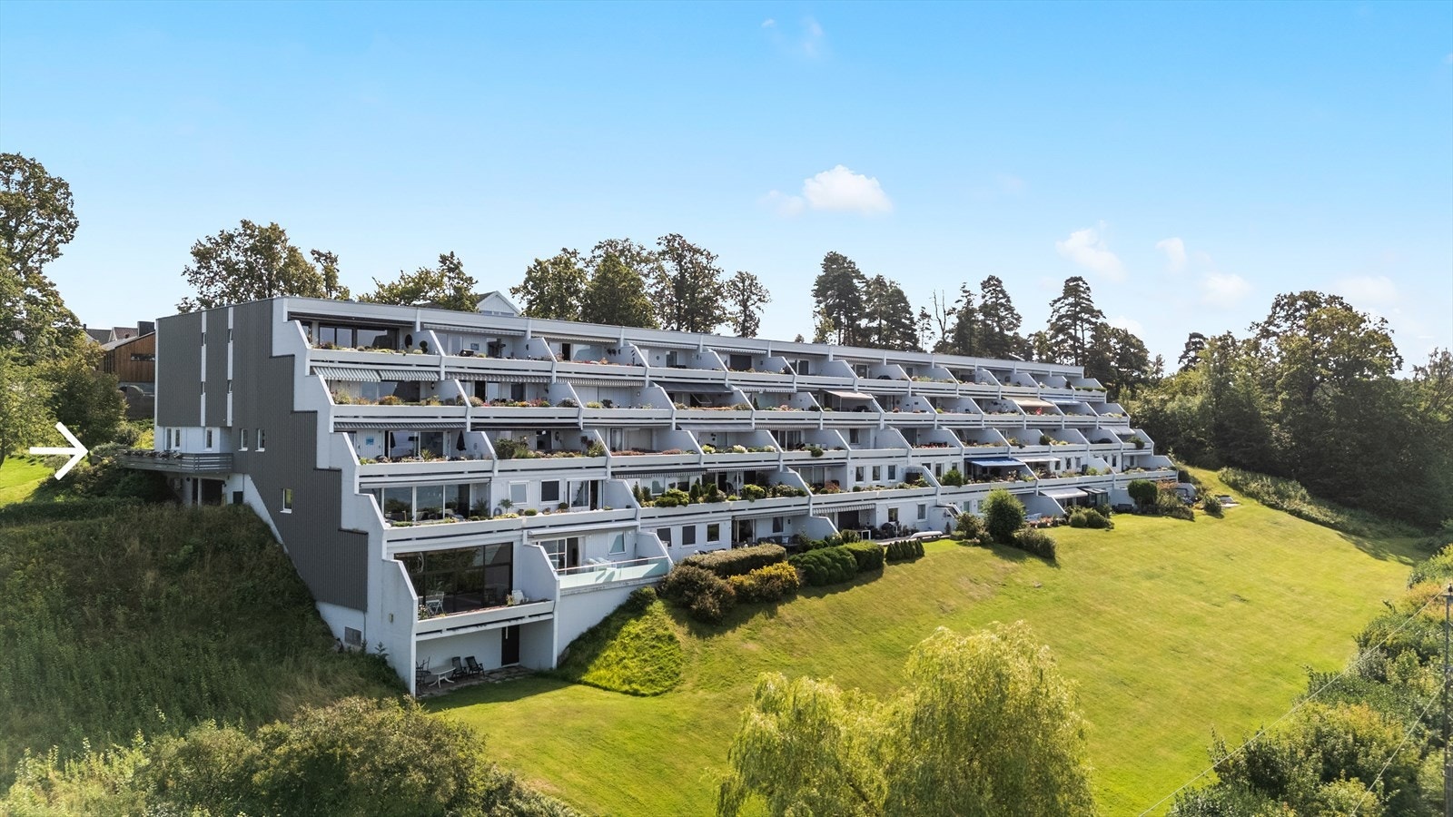 Leiligheten er en endeseksjon. Galleribilde