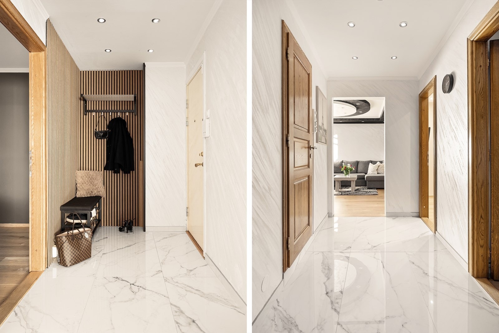 - Velkommen inn! Flott entré med oppvarmet gulv - Galleribilde