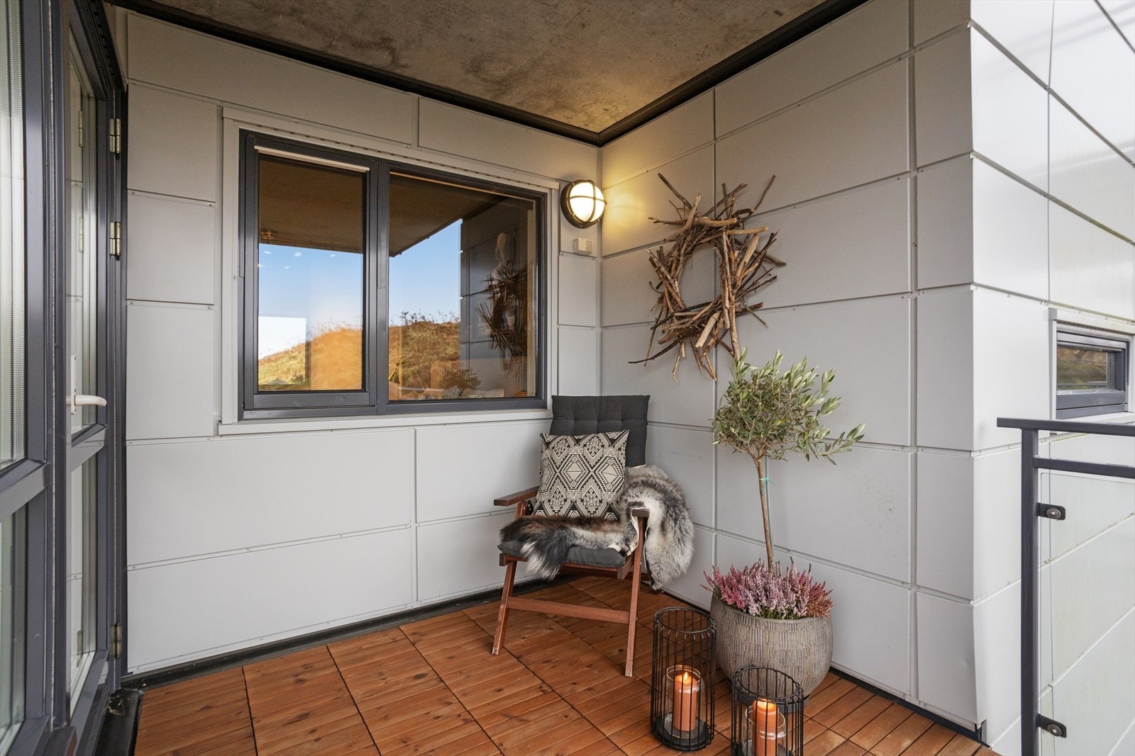 Herlig uteplass. Galleribilde