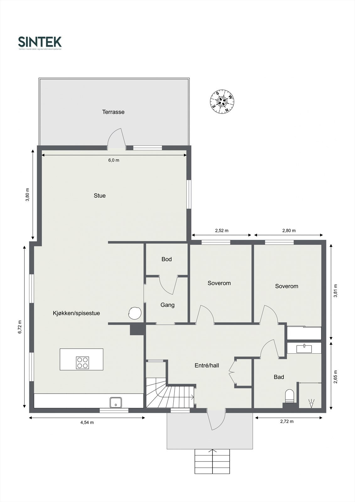 Plantegning 1. etasje. Galleribilde