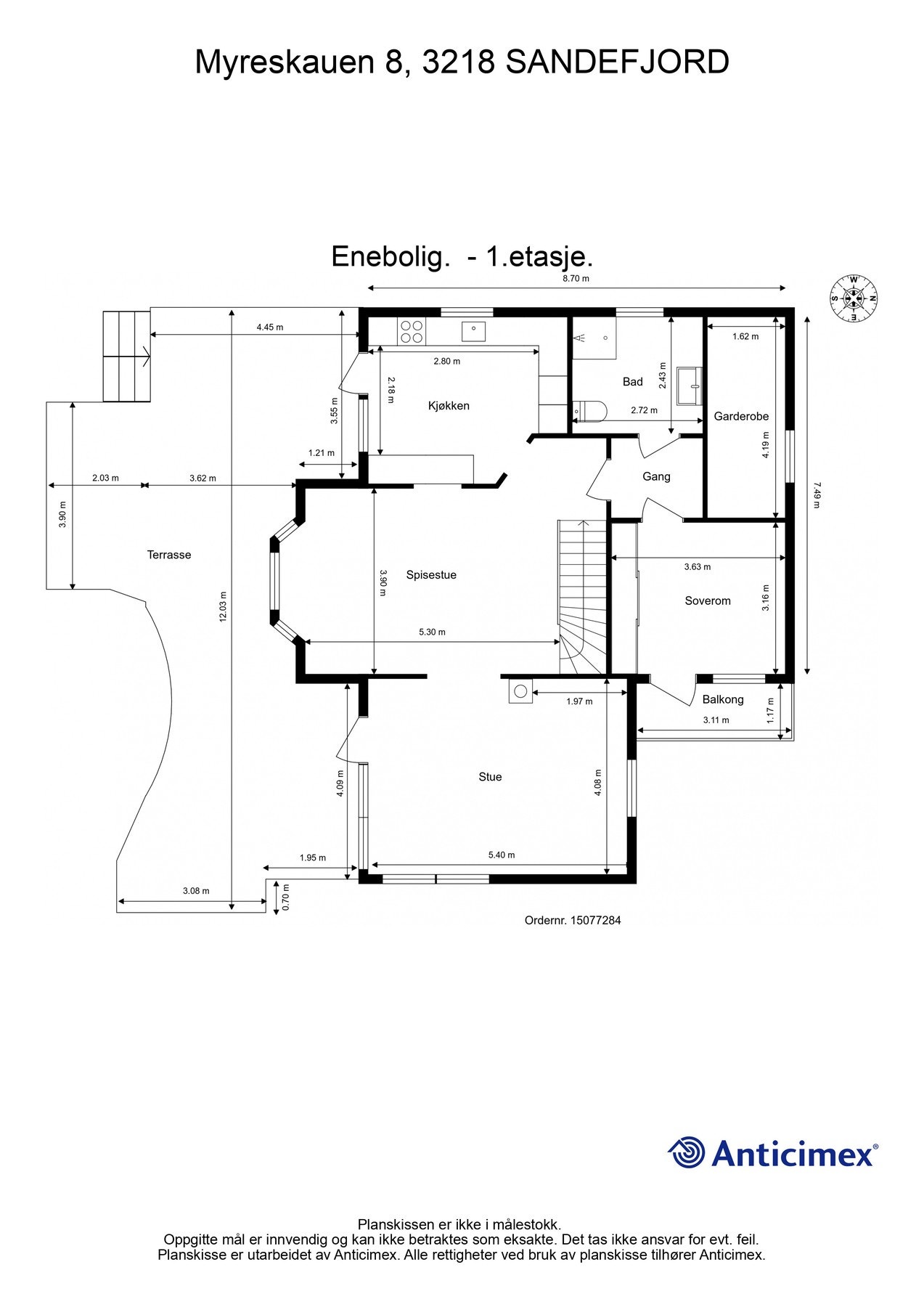 Vi tar deg først gjennom hovedetasjen Galleribilde