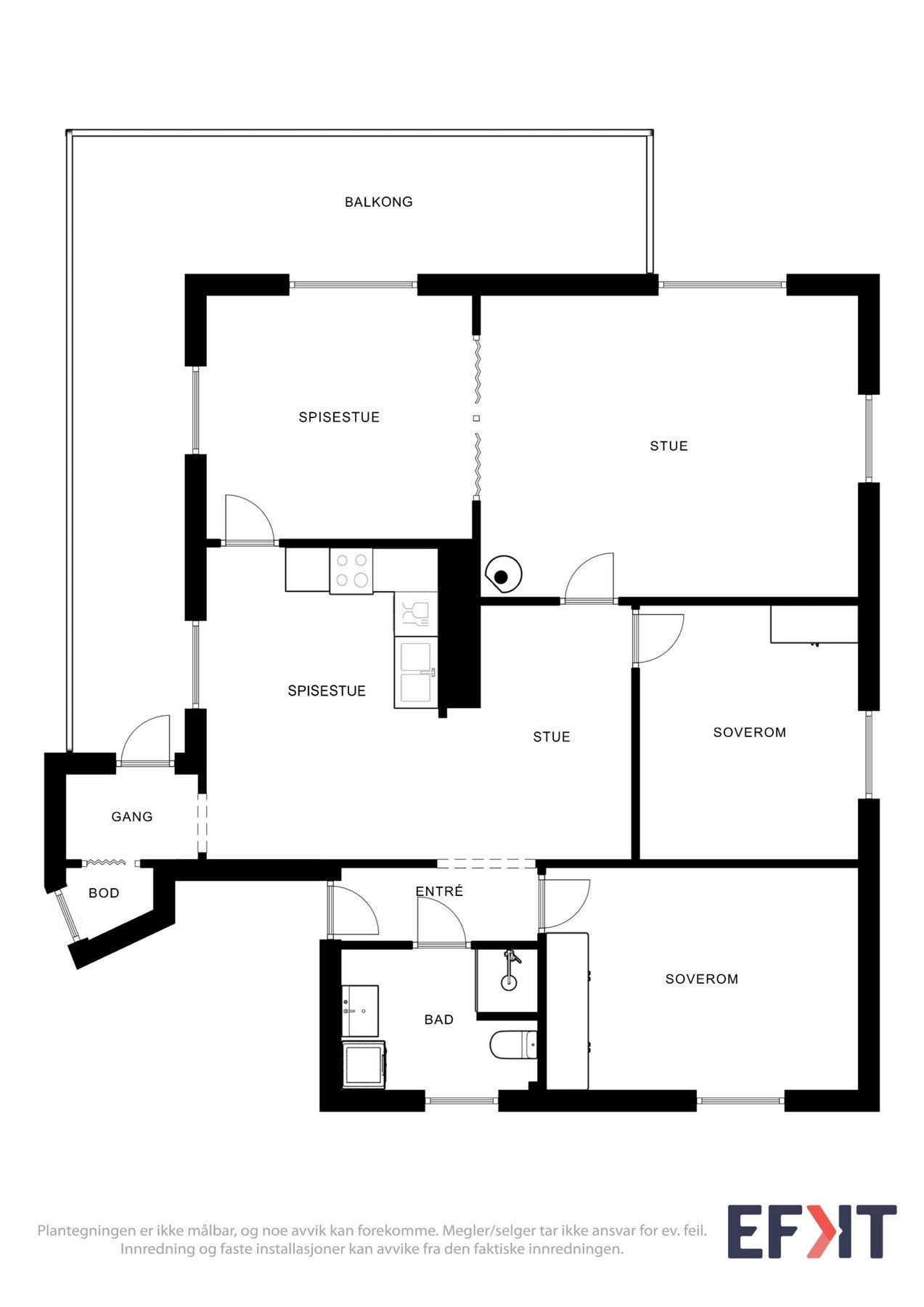 Plantegning Galleribilde