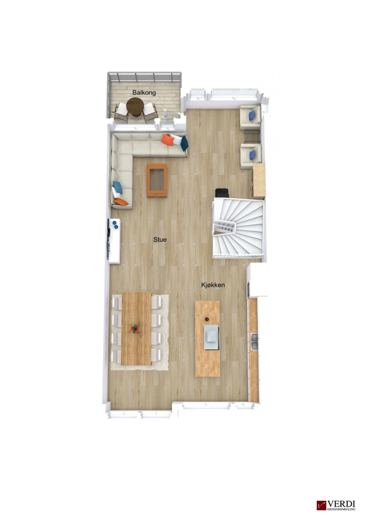 Plantegning 2. etasje - Kan avvike fra de faktiske forhold Galleribilde