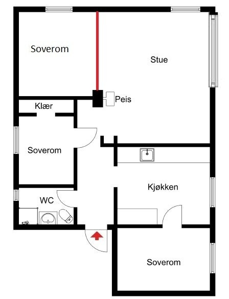 2. etasje Galleribilde