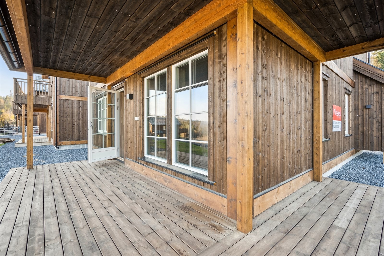 Overbygget terrasse i 1. etg. Galleribilde