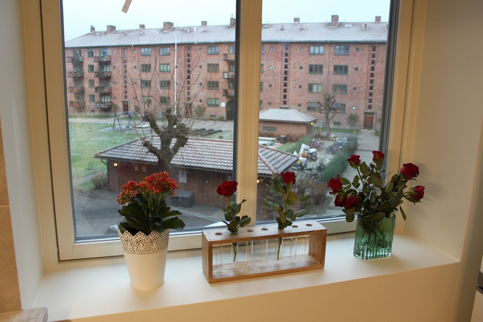 Utsikt fra kjøkkenvindu Galleribilde