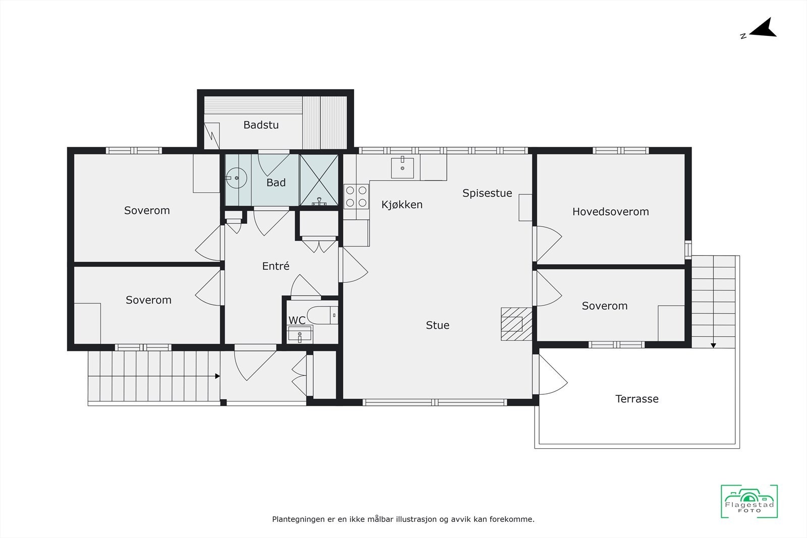 Plantegning Galleribilde