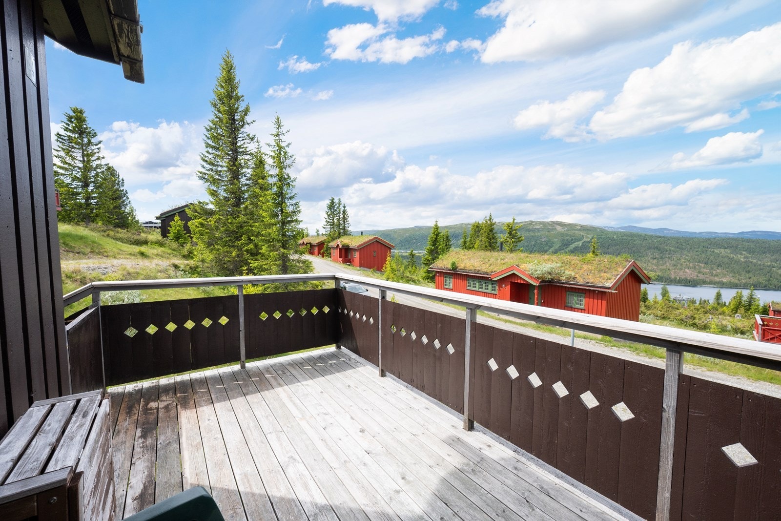 Her kan man nyte gode dager i solen. Galleribilde