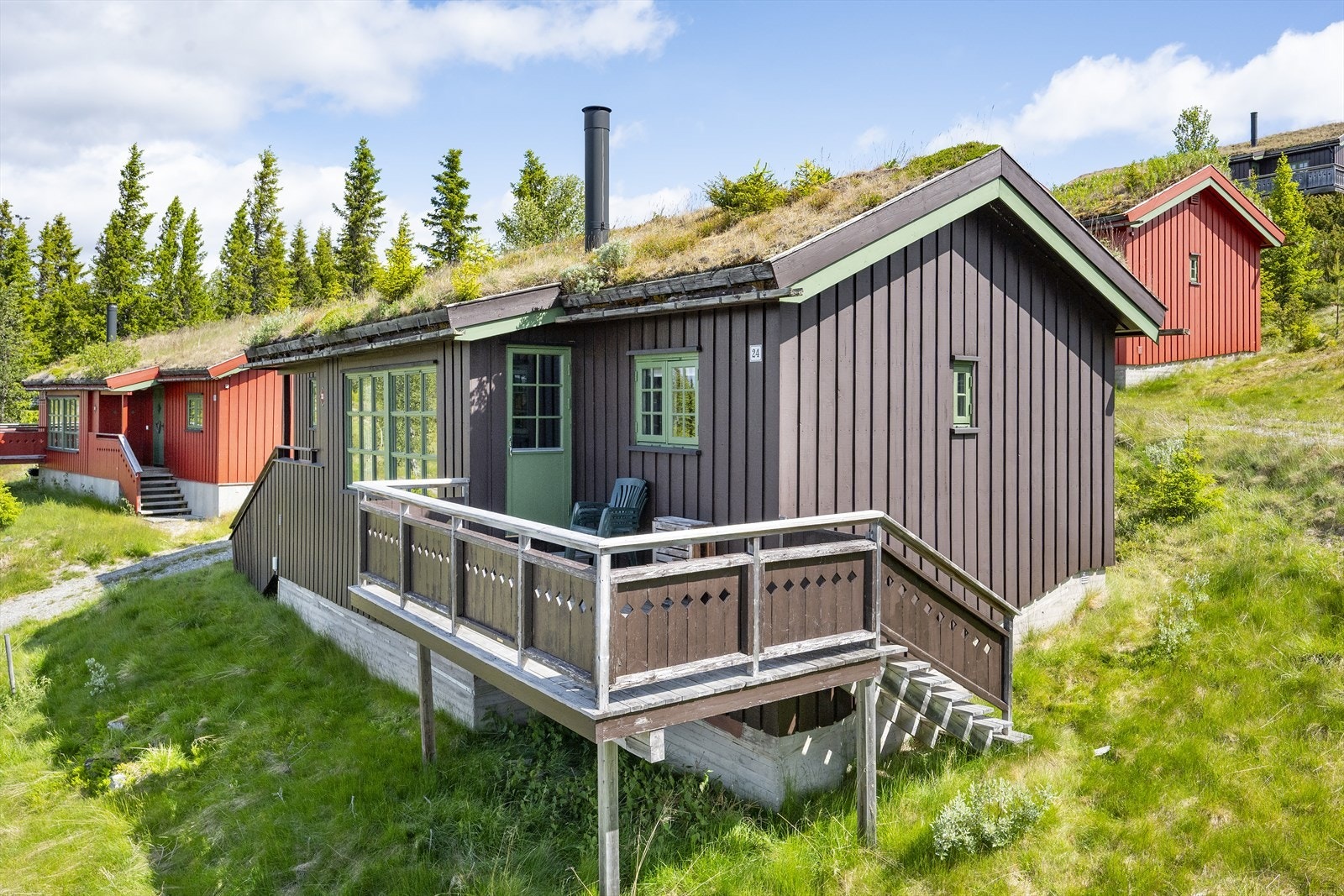 Beliggenheten er svært sentral og det er få meter til alpinbakke og skiløyper. Galleribilde