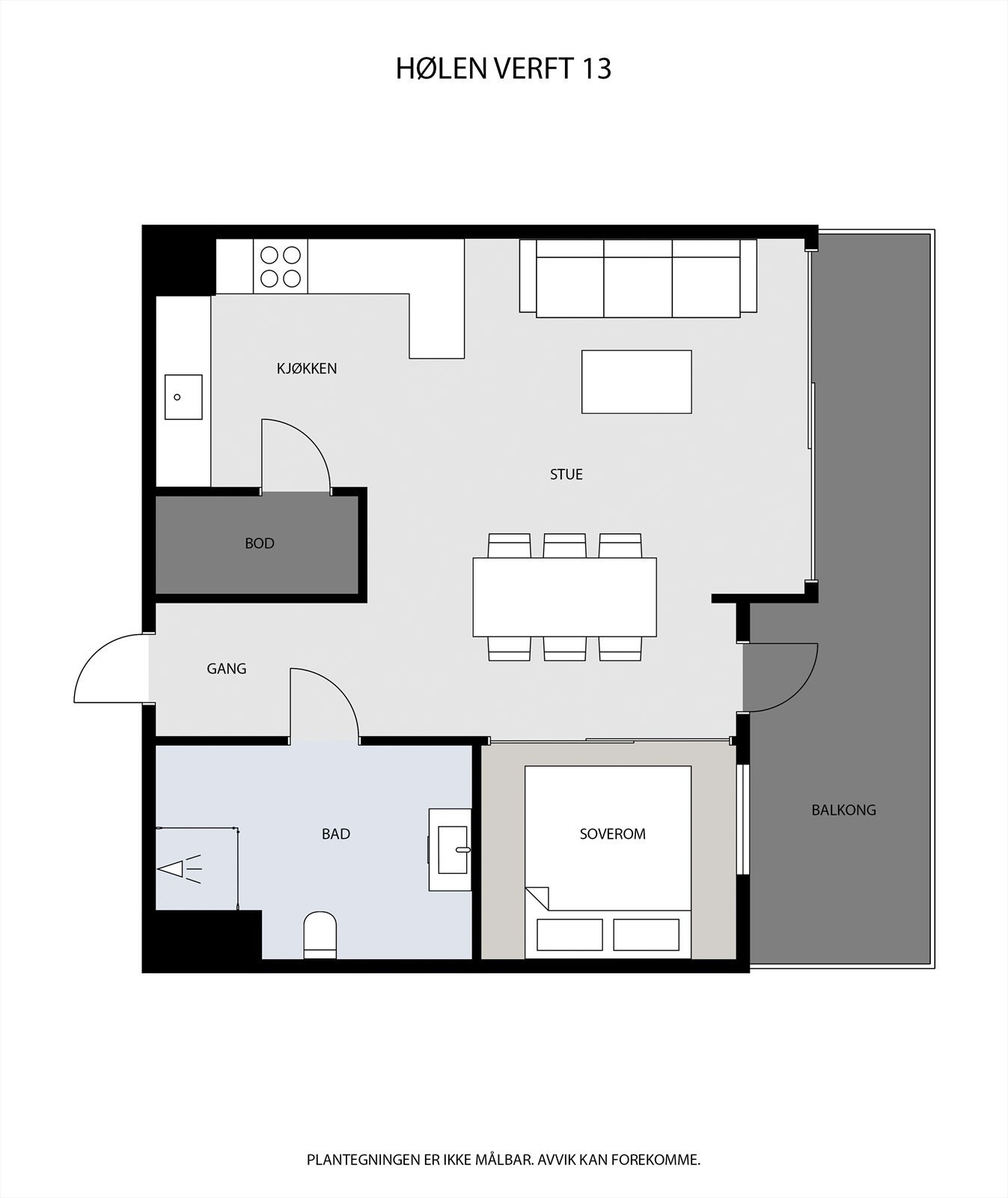 Plantegning Galleribilde