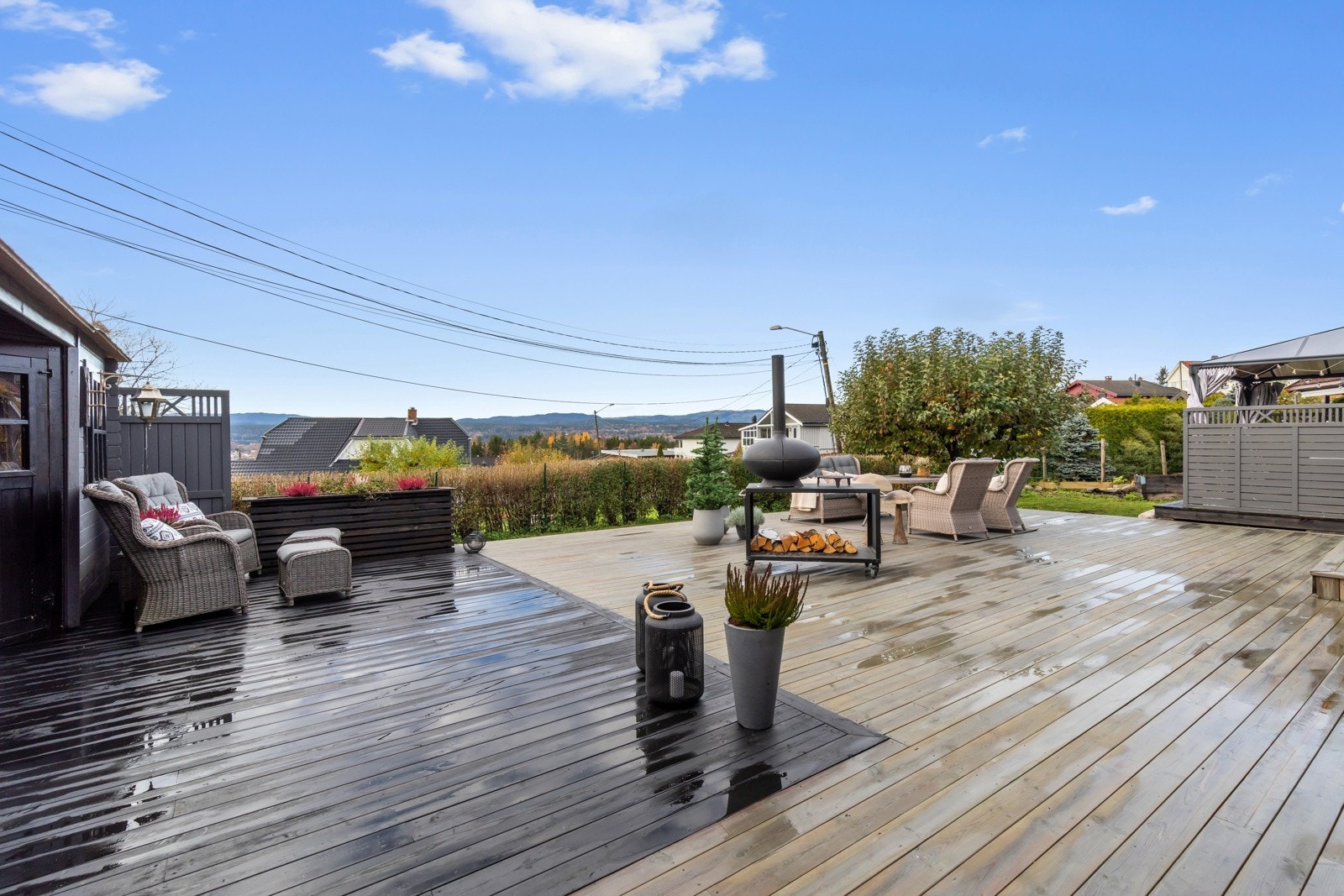 Flott utsikt og gode solforhold Galleribilde