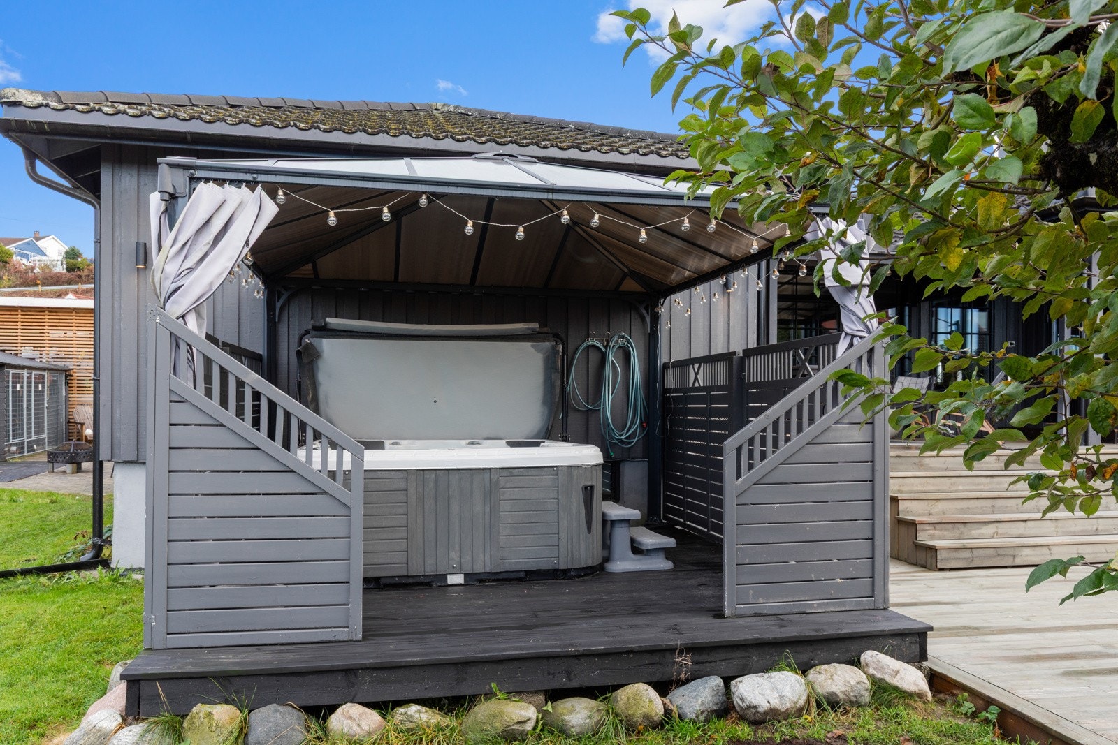 Overbygget jacuzzi Galleribilde