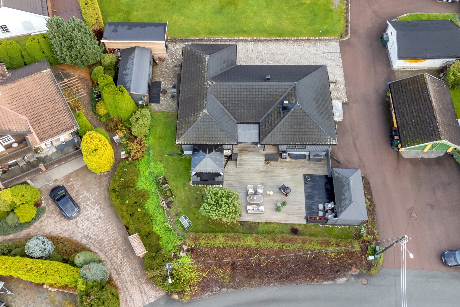 Dronefoto Galleribilde