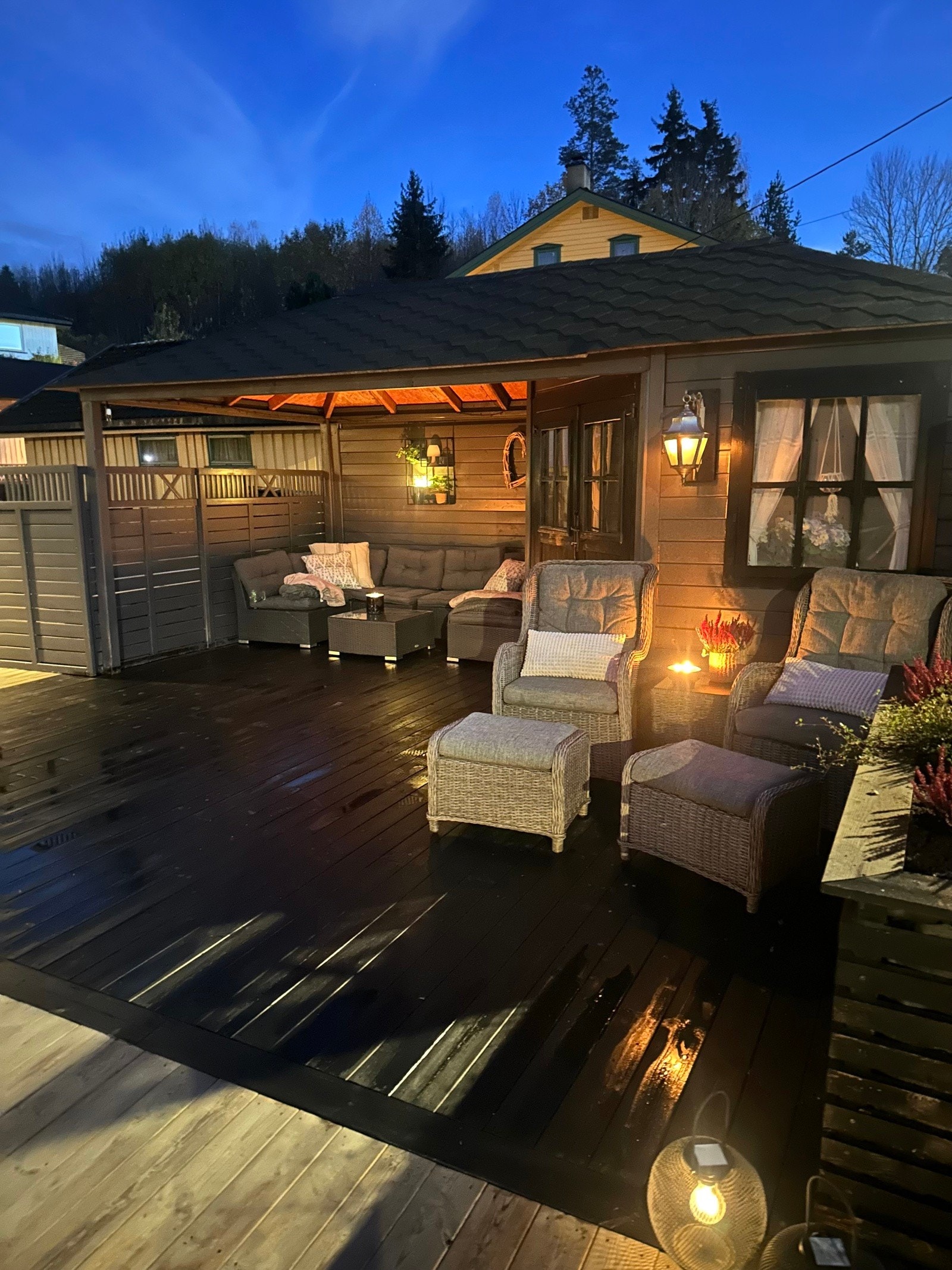 Stemningsbilde fra terrassen Galleribilde