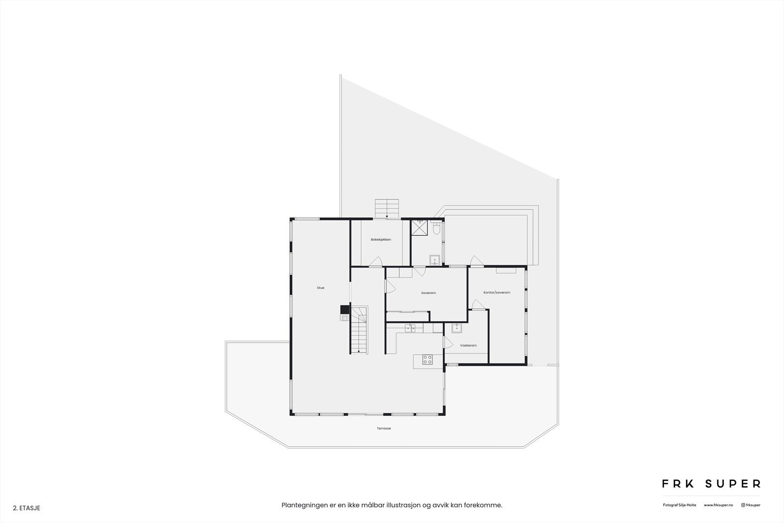 Råtun 24E | Plantegning 2. etasje Galleribilde