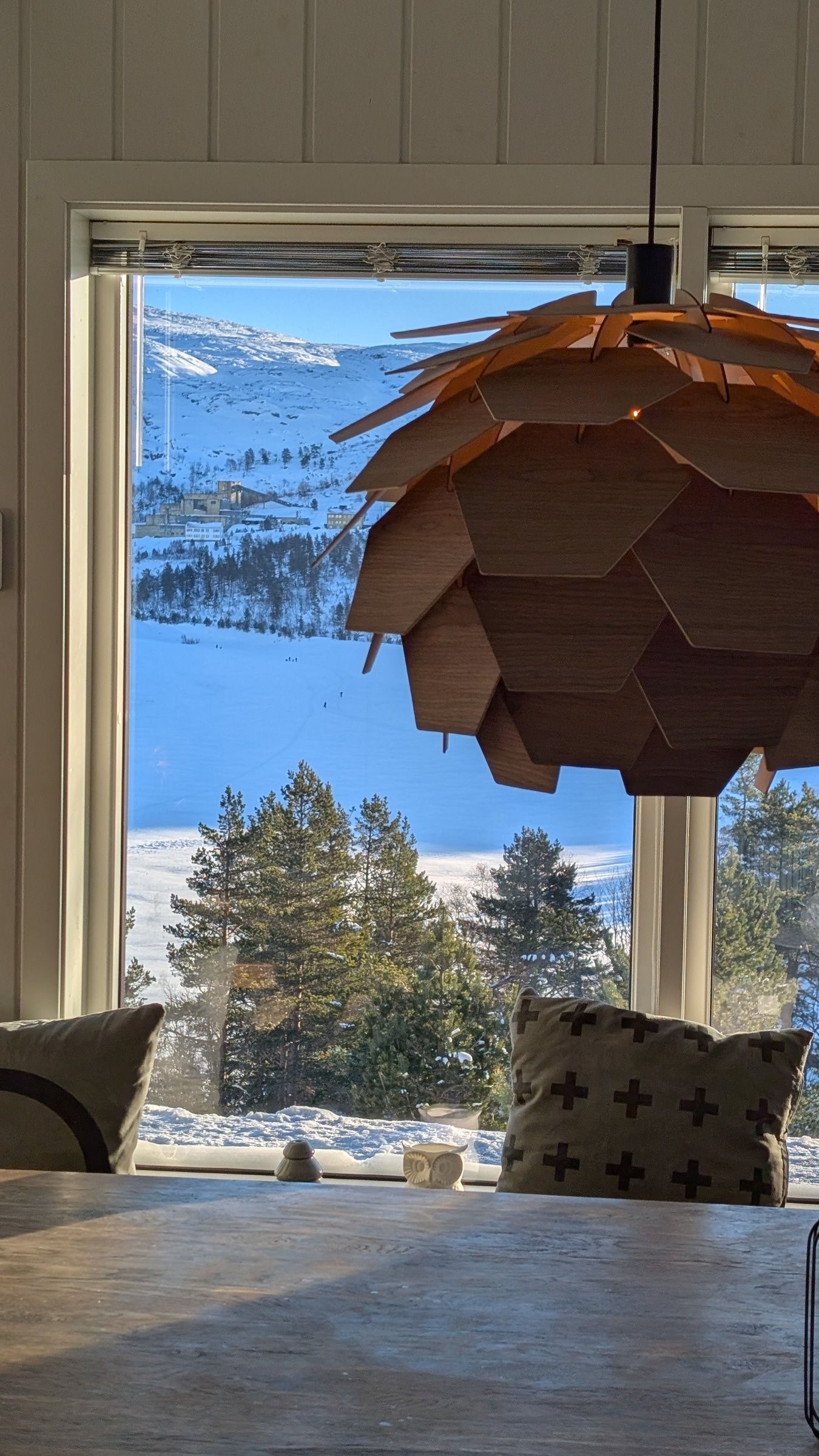 Fin utsikt fra spiseplassen Galleribilde