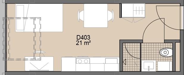 Leiligheten er KUN for studenter. Se annonsetekst Galleribilde