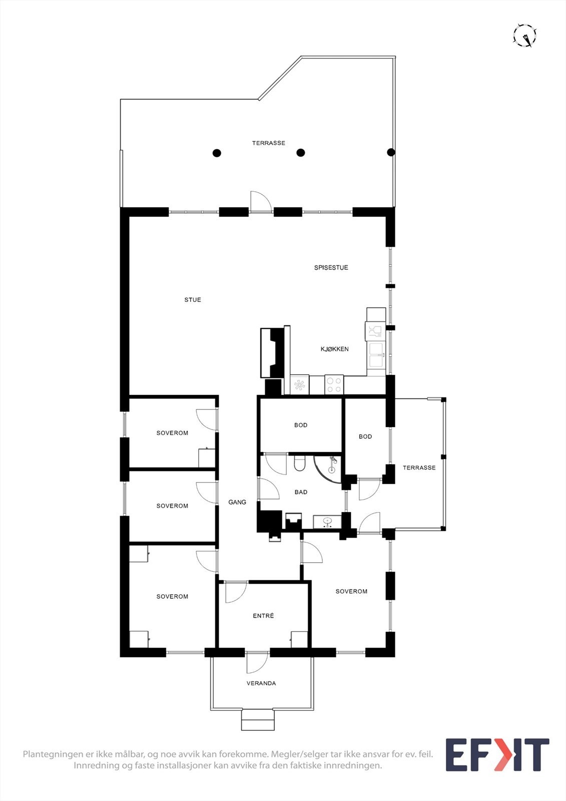 Plantegning Galleribilde