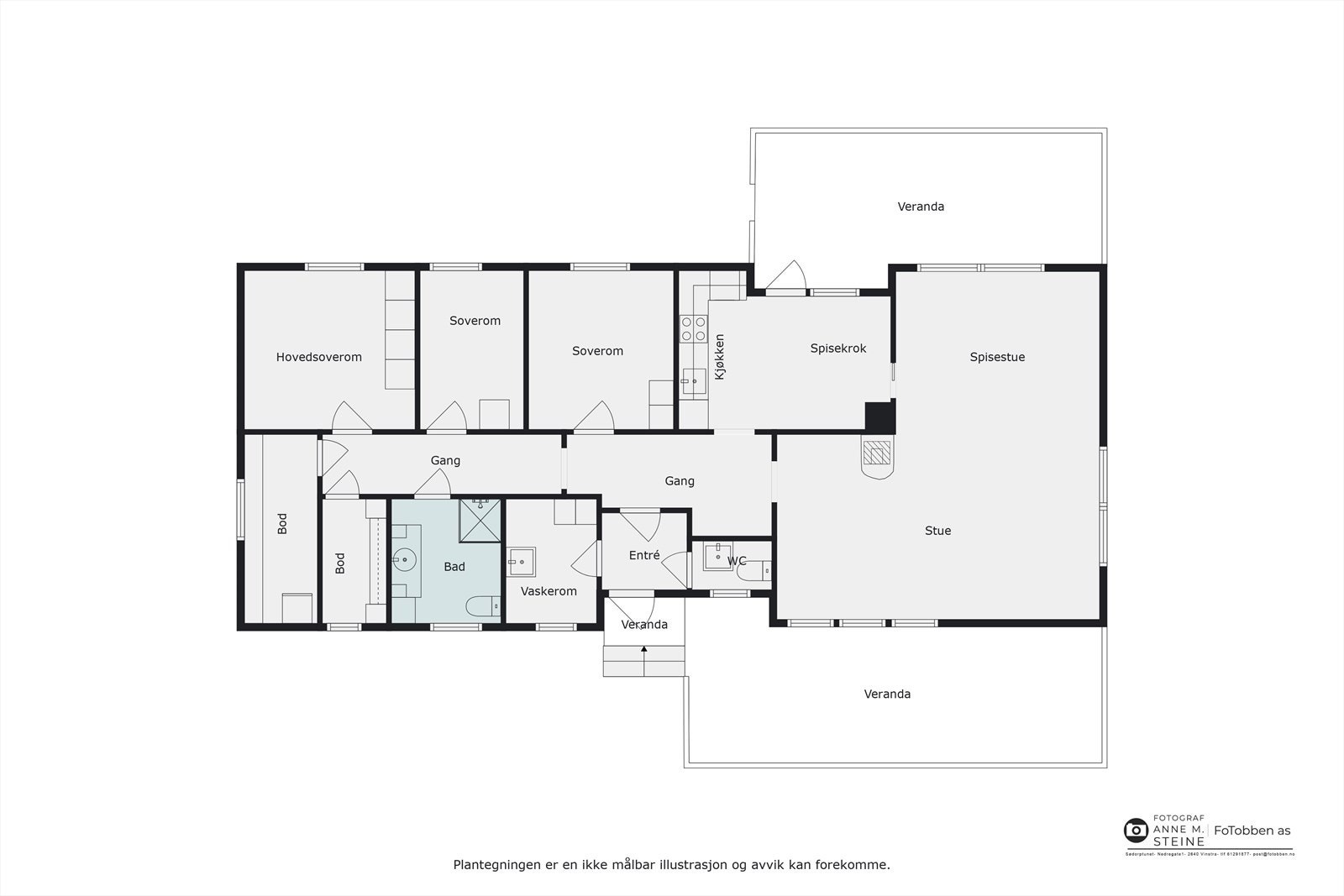 Plantegning Galleribilde