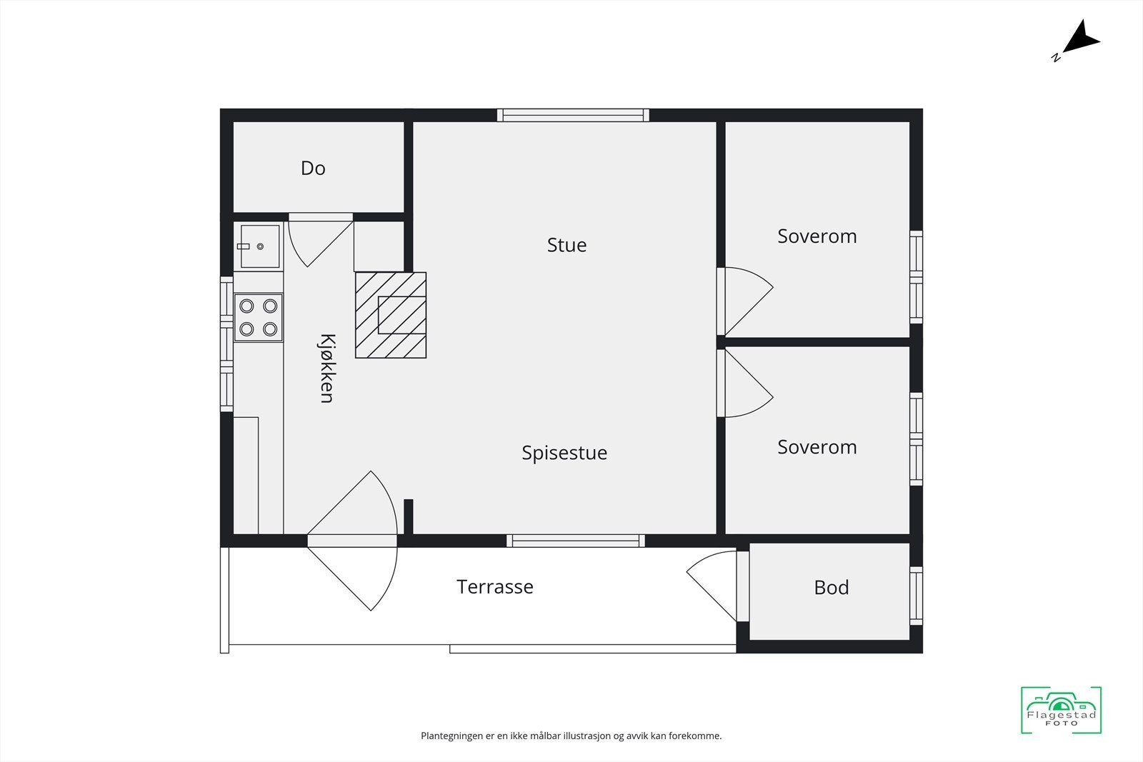 Plantegning Galleribilde