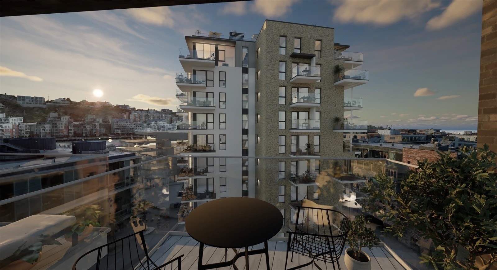 Fantastisk utsikt til både elv og sjø! Galleribilde