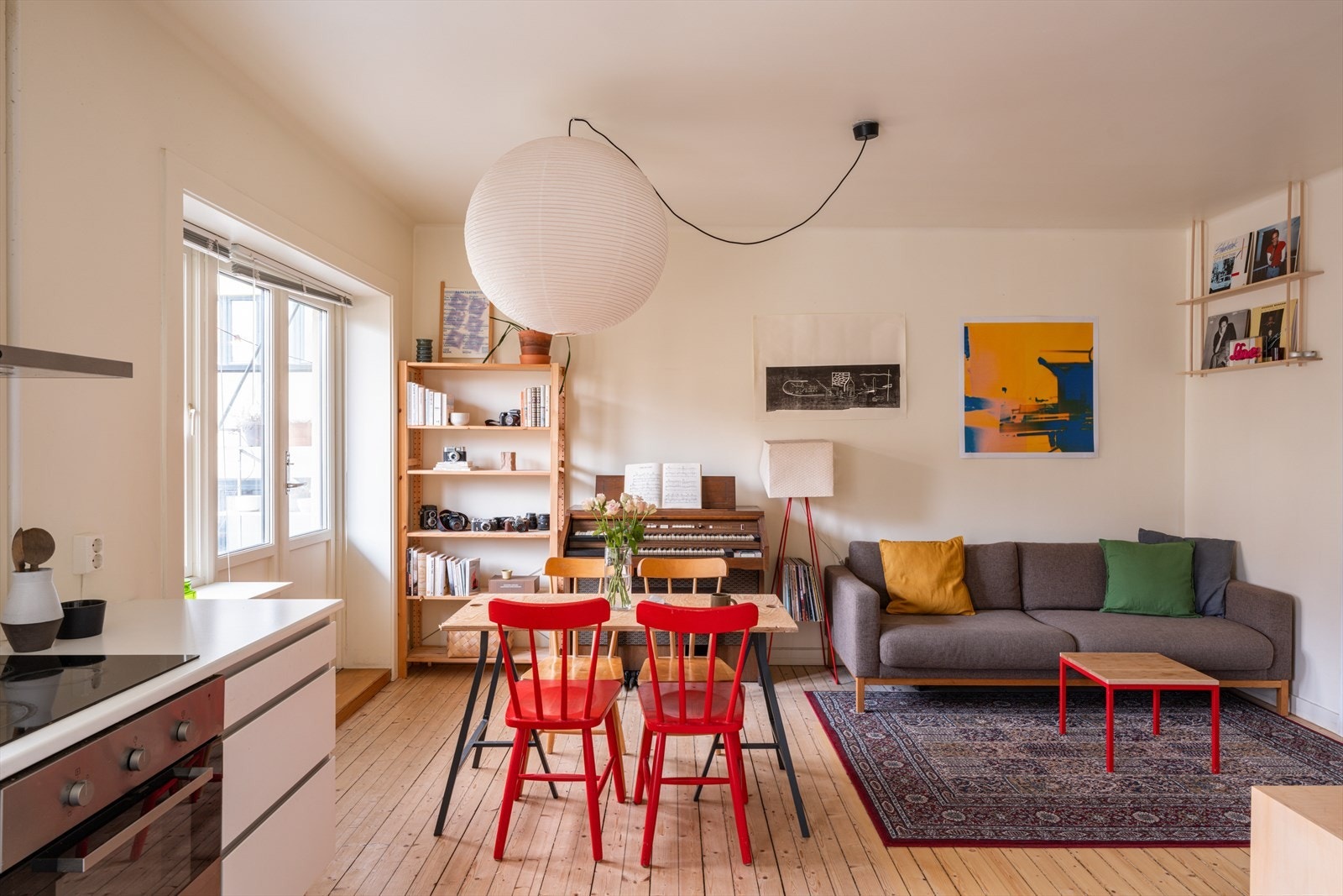 En nydelig 3-roms andelsleilighet med flott beliggenhet på øvre Grünerløkka, like ved Rodeløkka Galleribilde