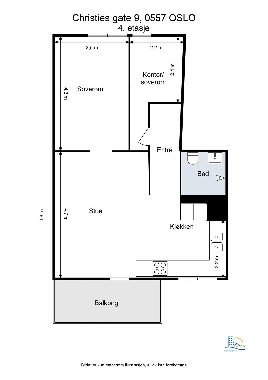 Plantegning (avvik kan forekomme) Galleribilde