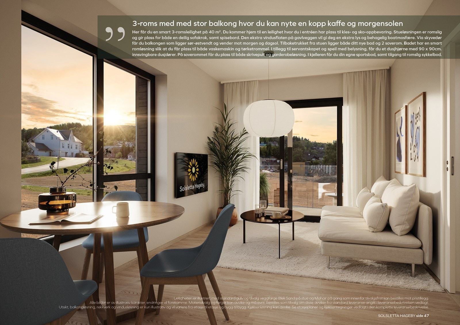 Solsletta Hageby Bygg A A-110 A-210 A-310 interiør Galleribilde