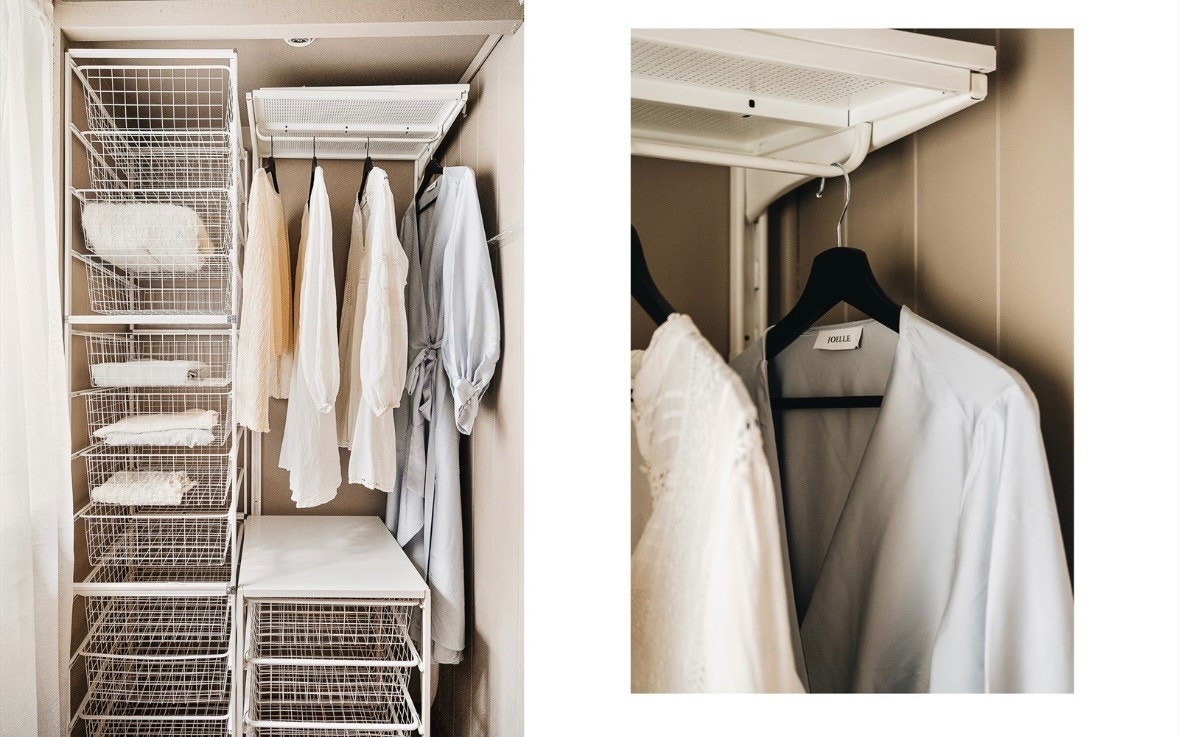 Garderobeløsning på soverom med god plass Galleribilde