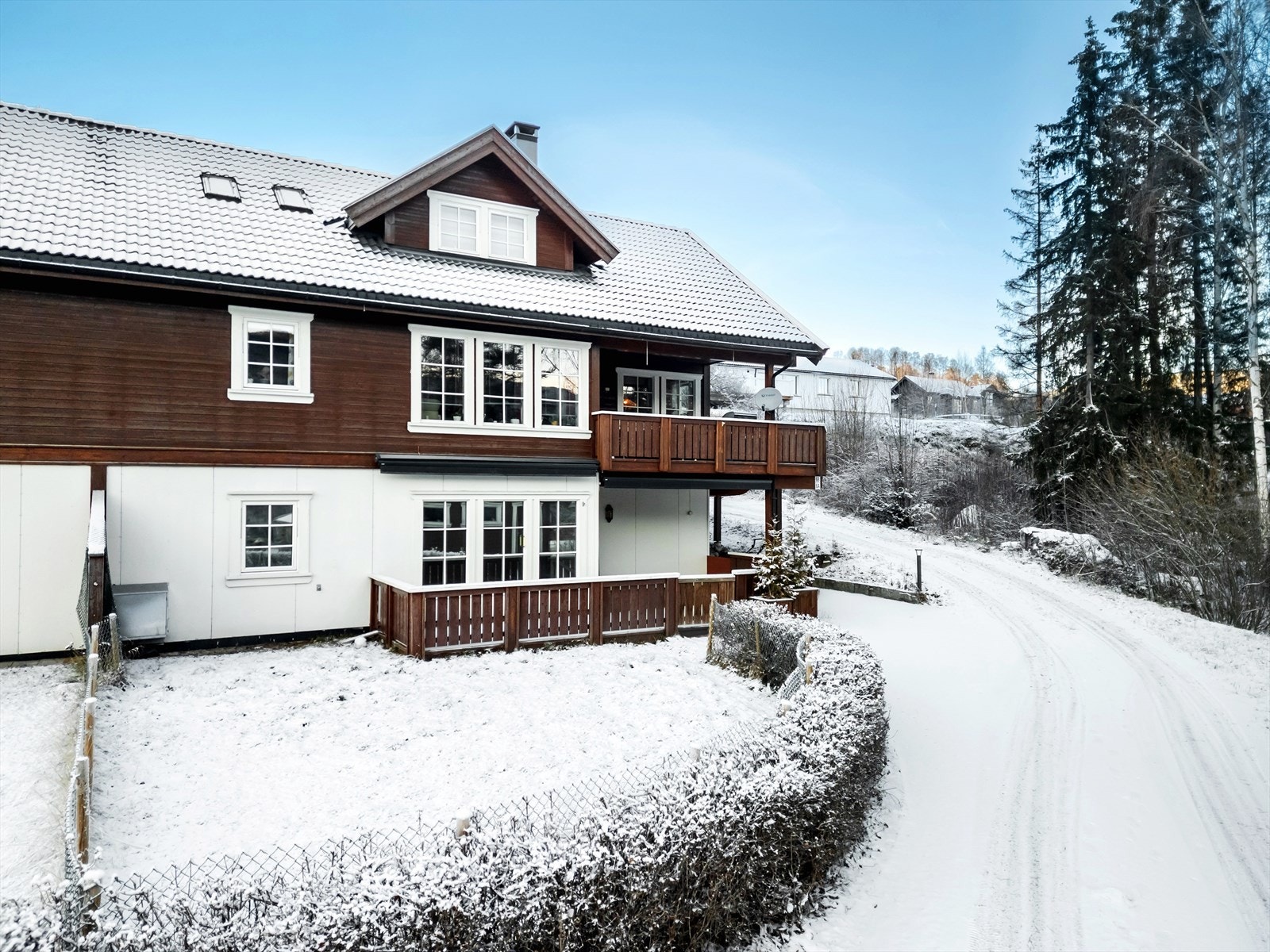 Hyggelig, privat uteplass. Galleribilde