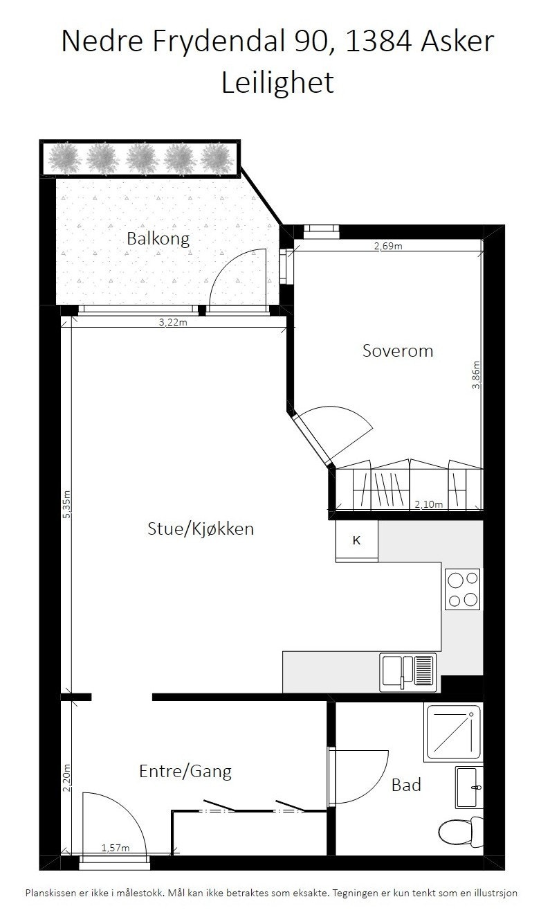 Plantegning. Galleribilde